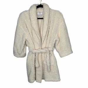 Aegean Apparel women’s Teddy Bear short robe XL
